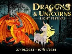 ZA 04/11/23 Dragons & Unicorns Lichtfestival Planckendael Mechelen 